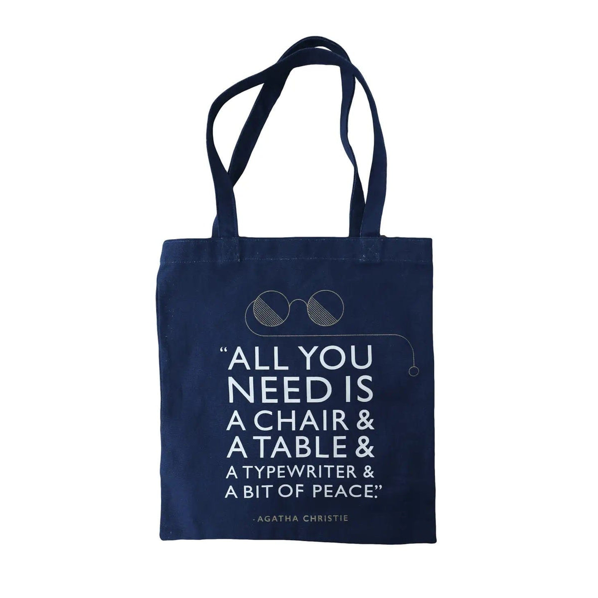 Agatha Christie Tote Bag BookGeek