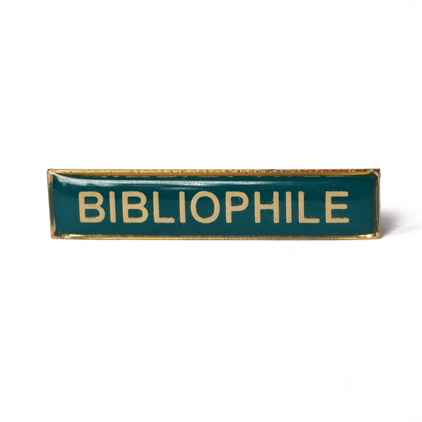 Bibliophile Enamel Badge BookGeek