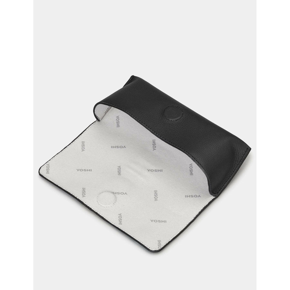 Bookworm Black Leather Glasses Case BookGeek