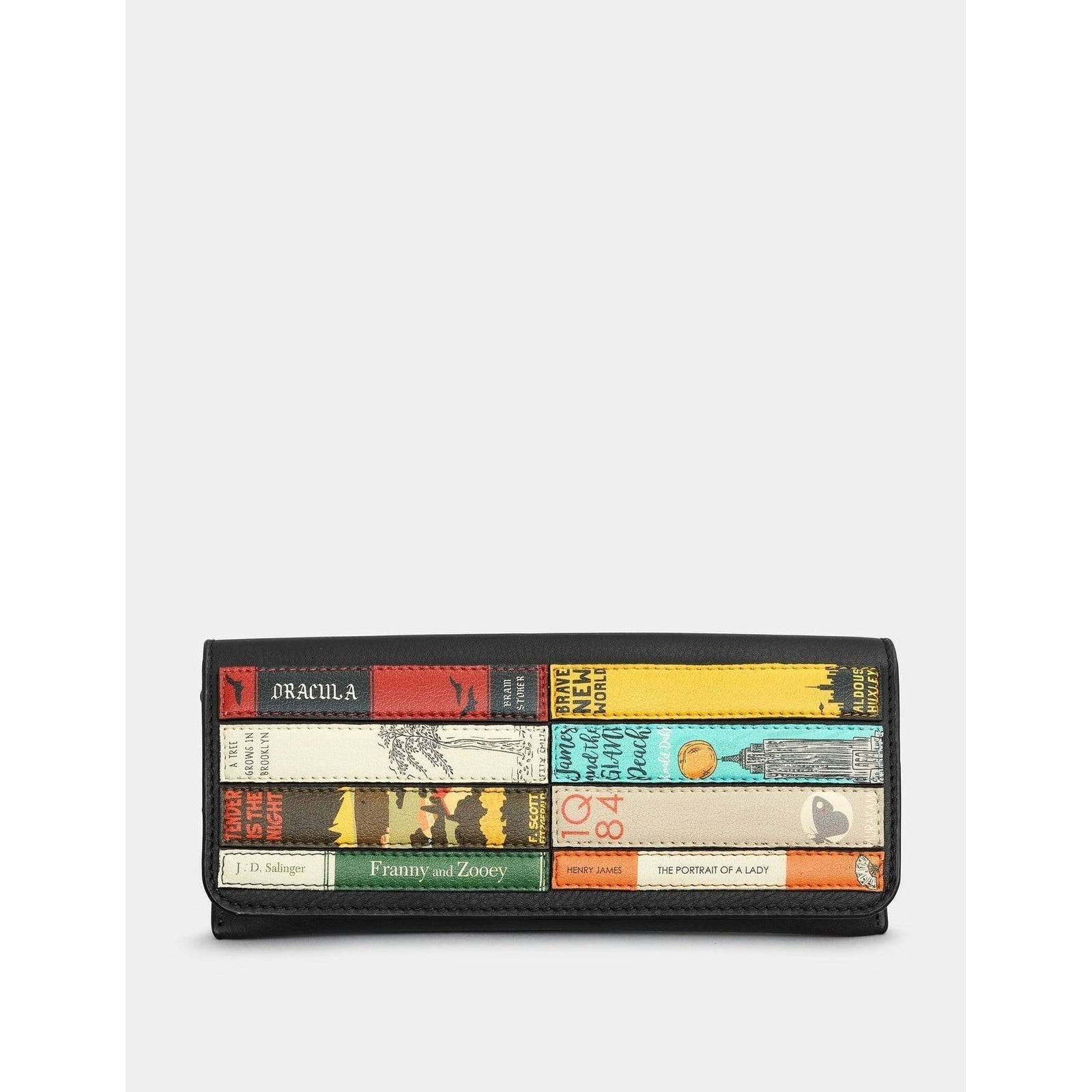 Bookworm Black Leather Glasses Case BookGeek