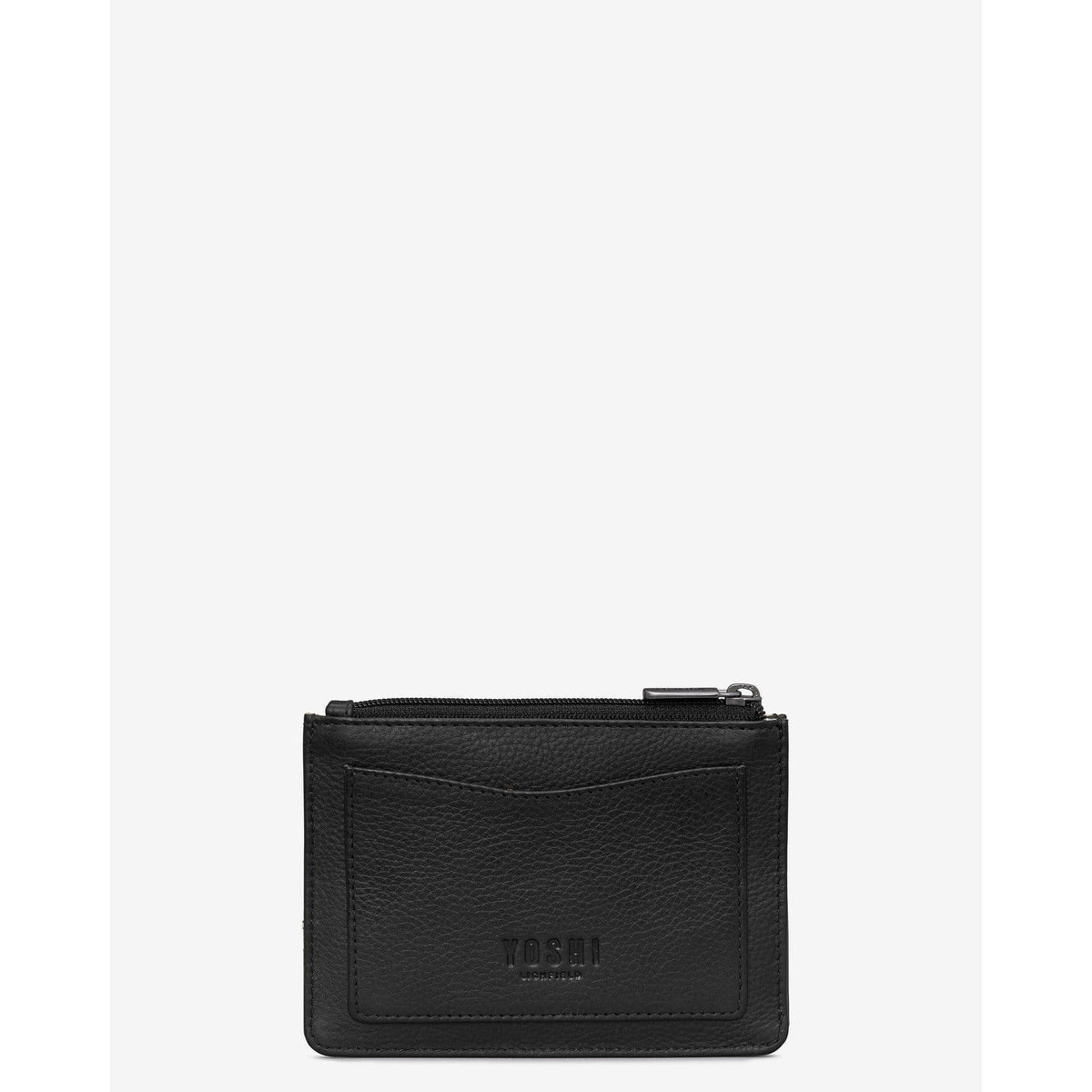 Bookworm Black Leather Purse BookGeek