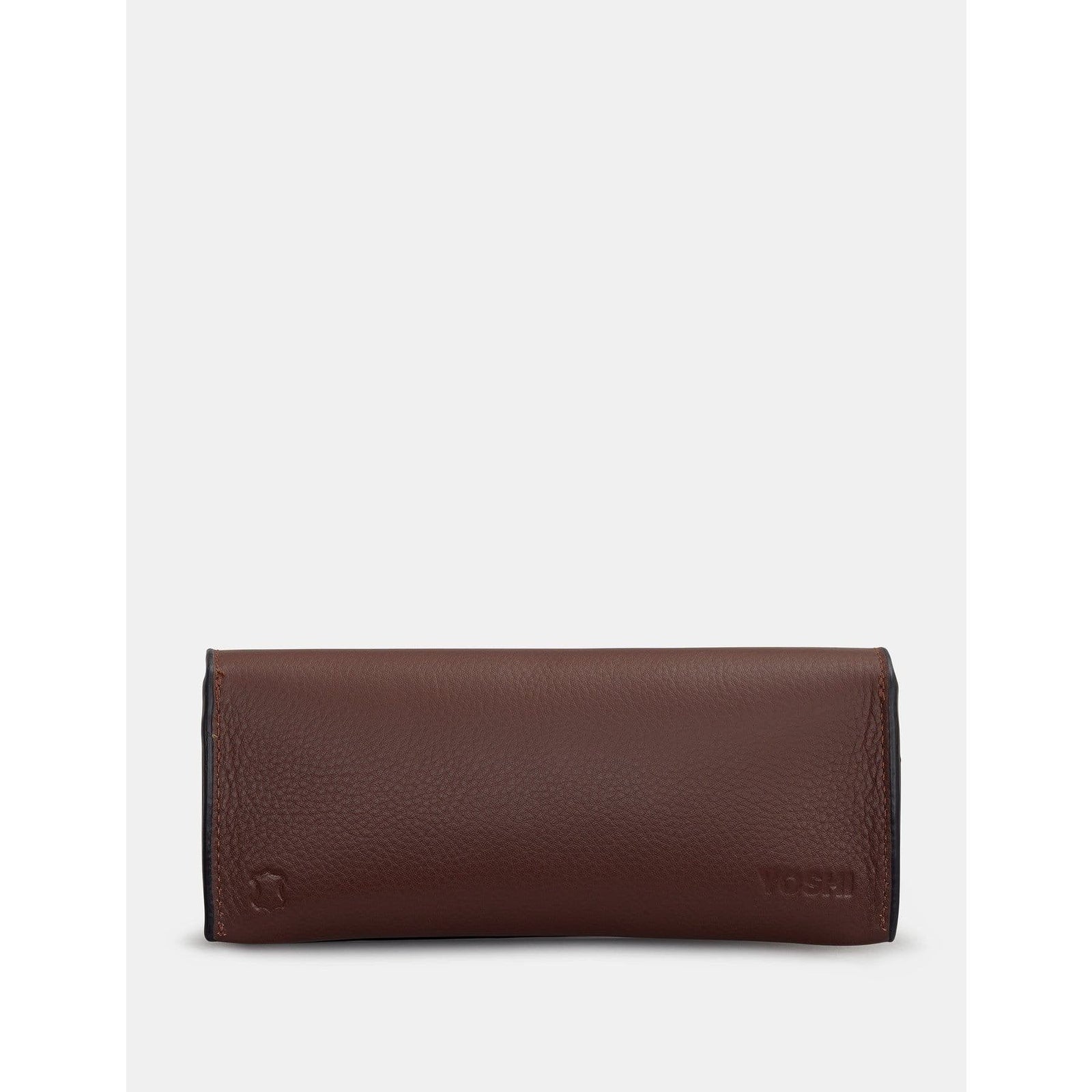 Bookworm Brown Leather Glasses Case BookGeek