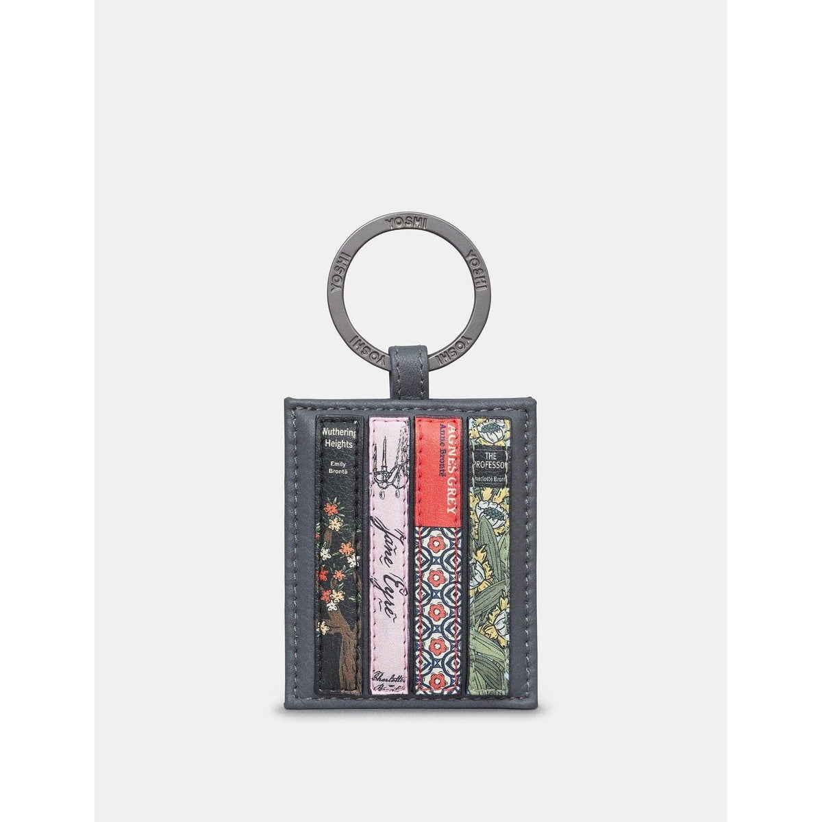 Bronte Bookworm Leather Keyring BookGeek