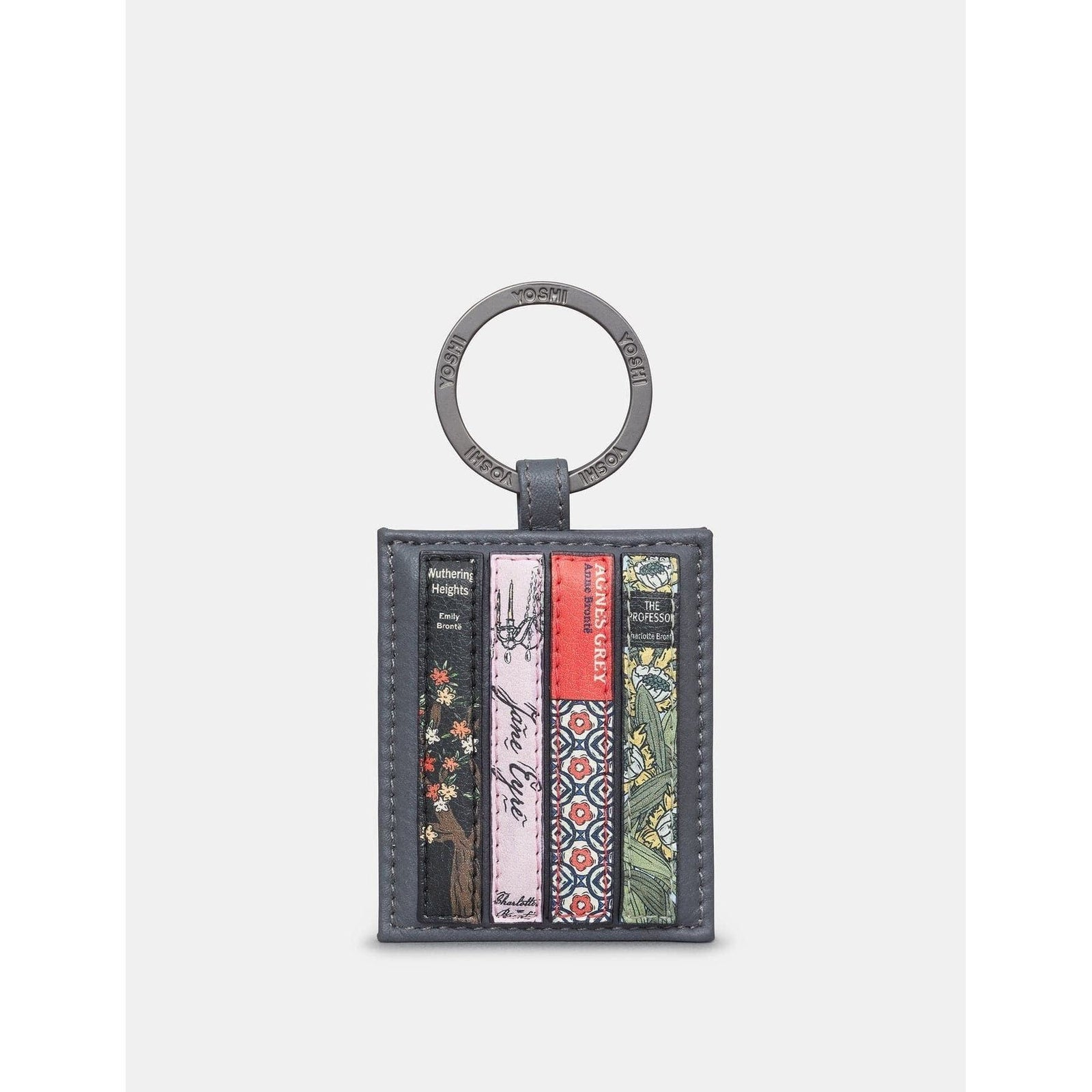 Bronte Bookworm Leather Keyring BookGeek