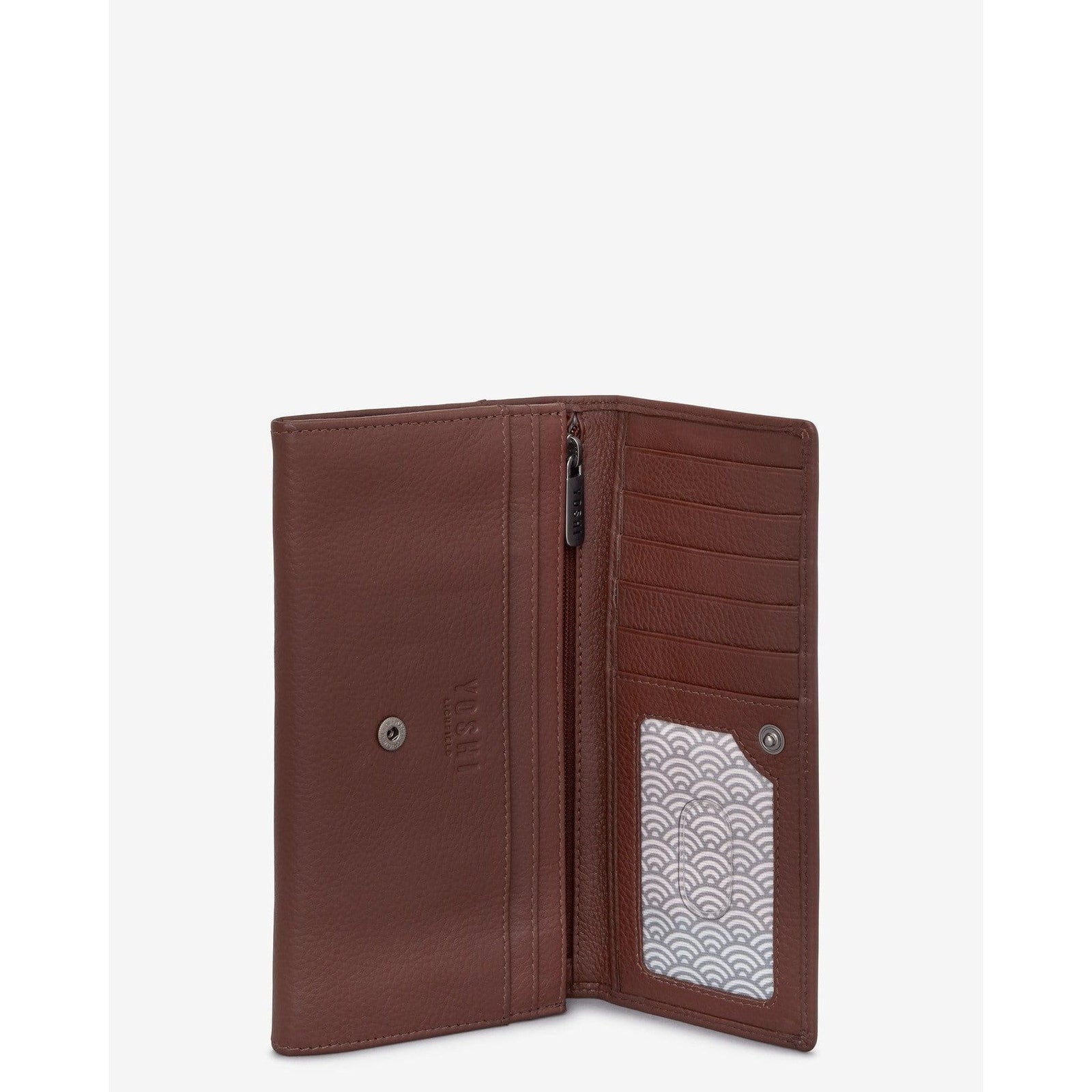 Brown Bookworm Front Flap Purse BookGeek