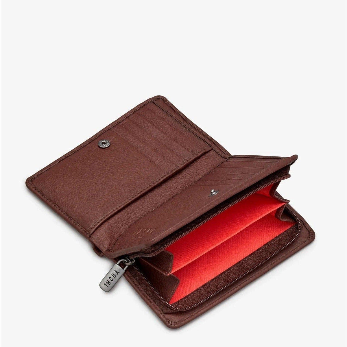 Brown Bookworm Leather Purse BookGeek