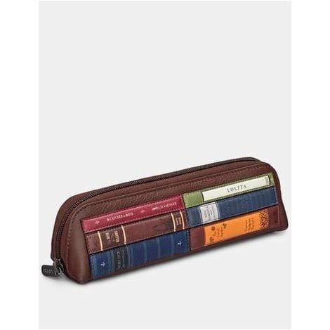 Brown Bookworm Pencil Case BookGeek