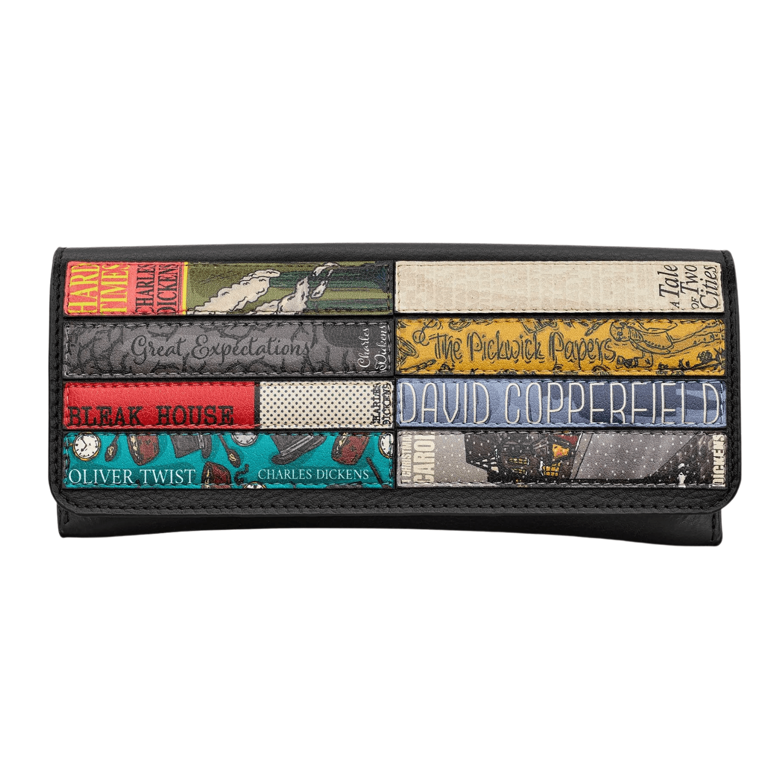 Charles Dickens Bookworm Leather Glasses Case