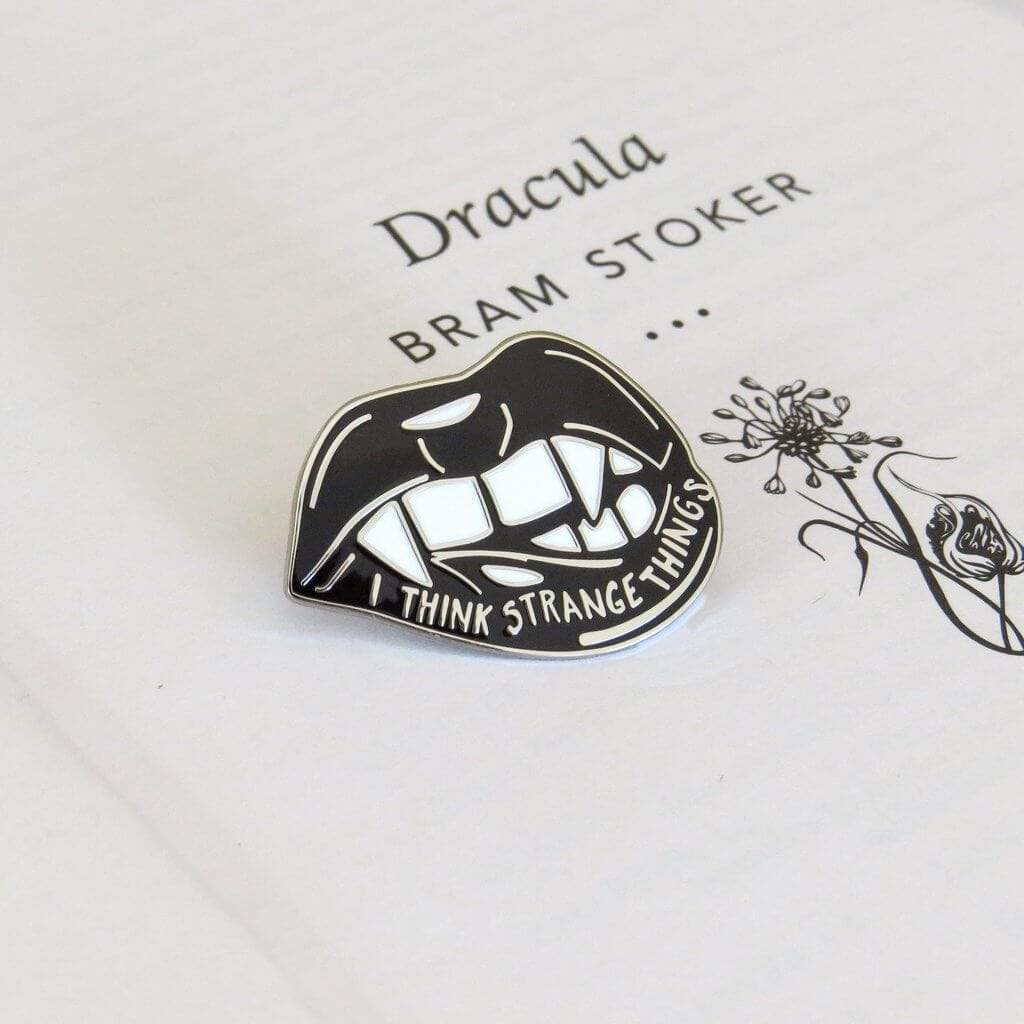 Dracula Enamel Pin BookGeek
