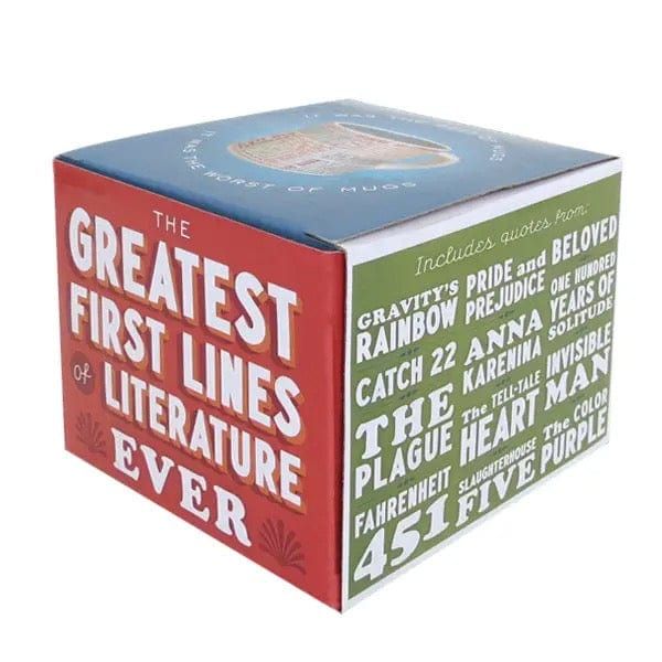First Lines of Literature Mug BookGeek