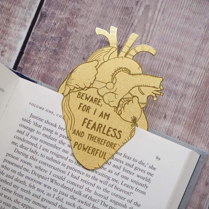 Frankenstein Brass Bookmark BookGeek