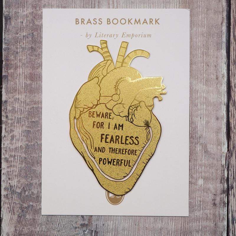 Frankenstein Brass Bookmark BookGeek