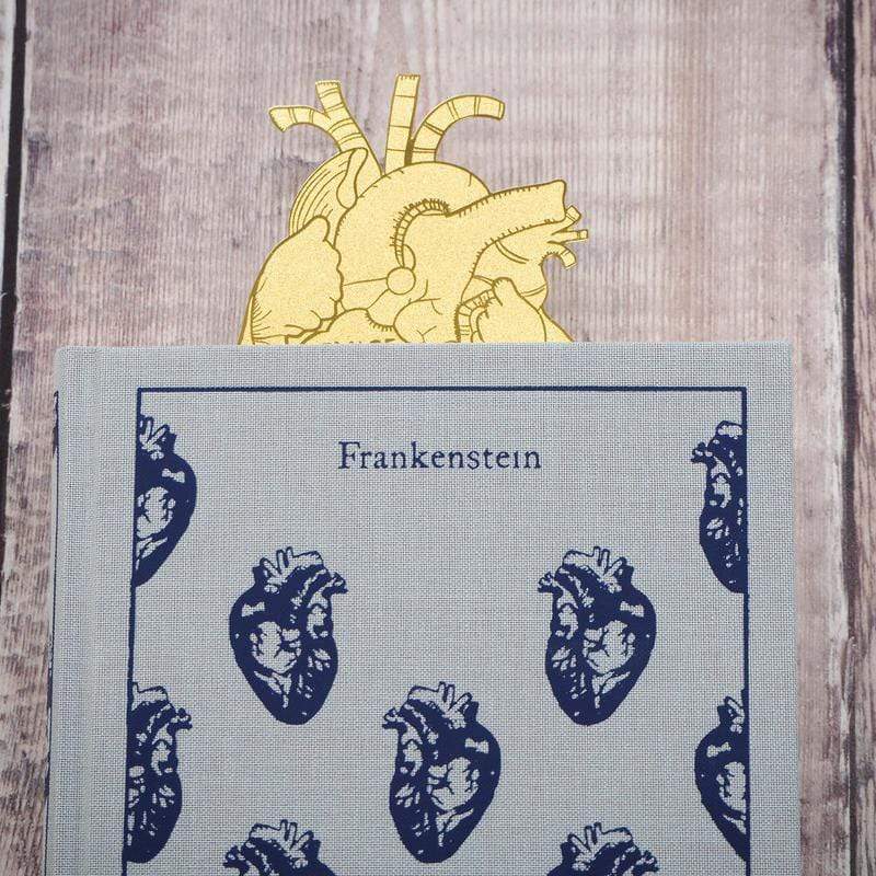 Frankenstein Brass Bookmark BookGeek