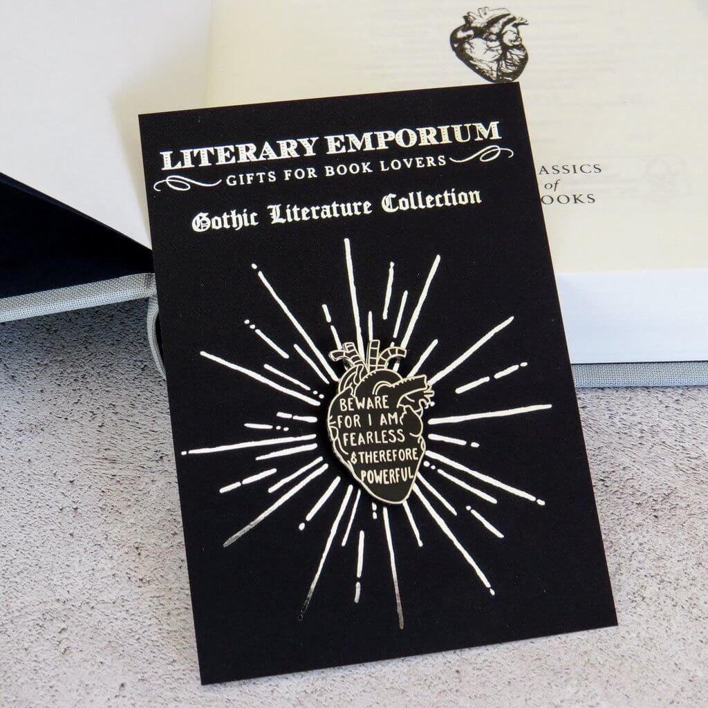 Frankenstein Enamel Pin BookGeek