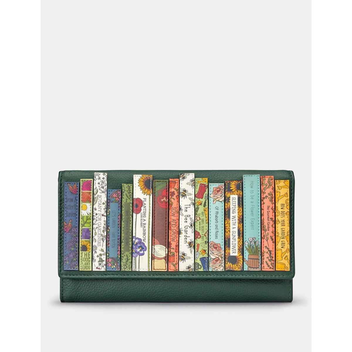 Green Fingers Bookworm Front Flap Purse BookGeek