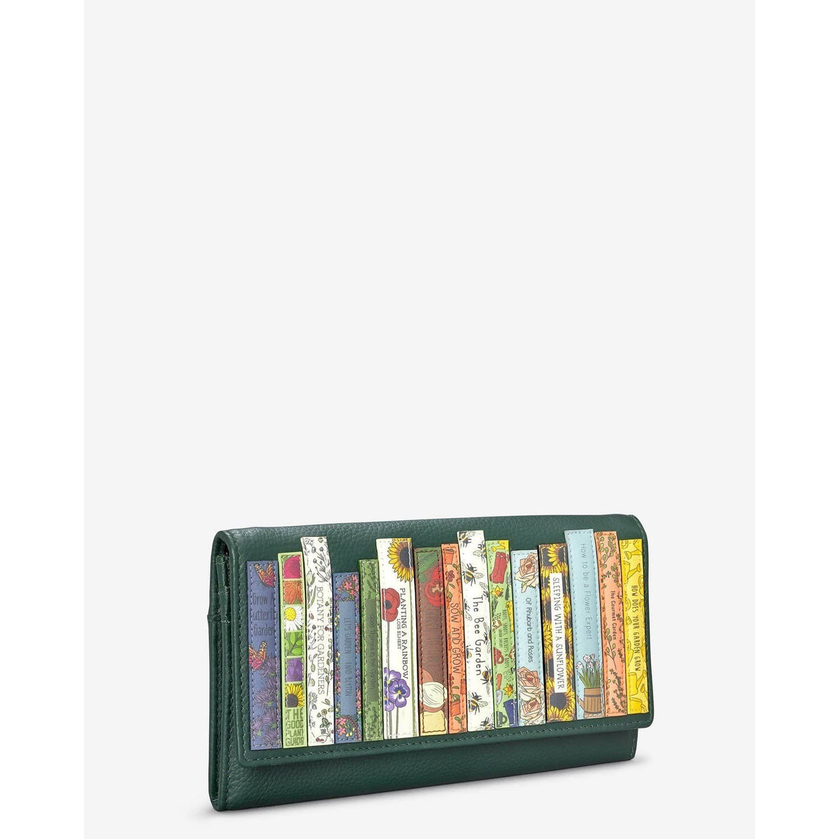 Green Fingers Bookworm Front Flap Purse BookGeek