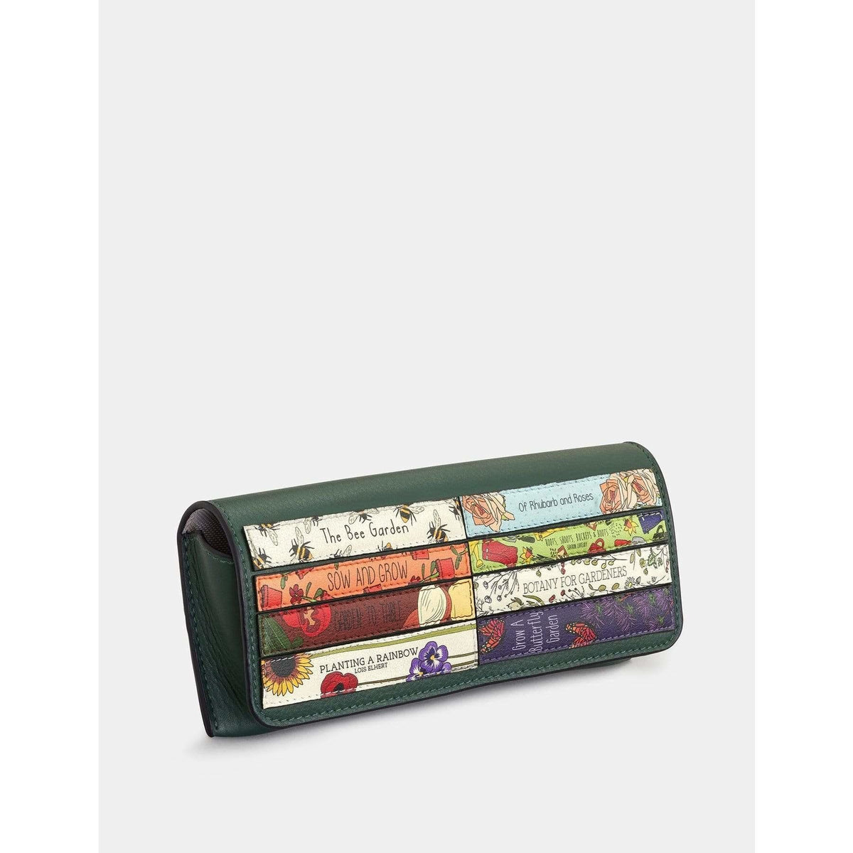 Green Fingers Bookworm Leather Glasses Case BookGeek
