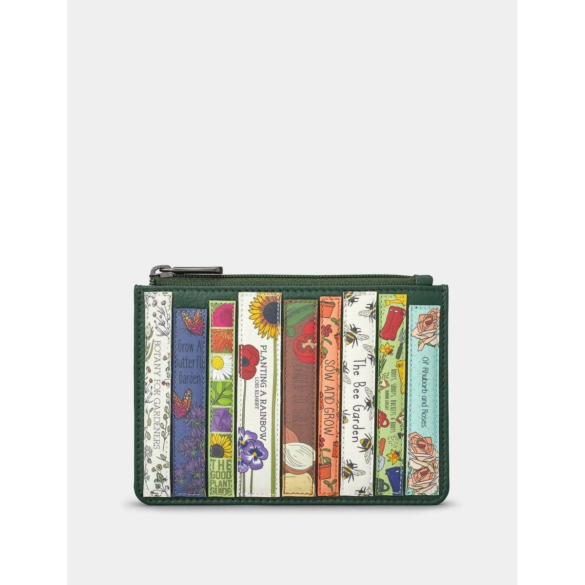 Green Fingers Bookworm Leather Purse BookGeek