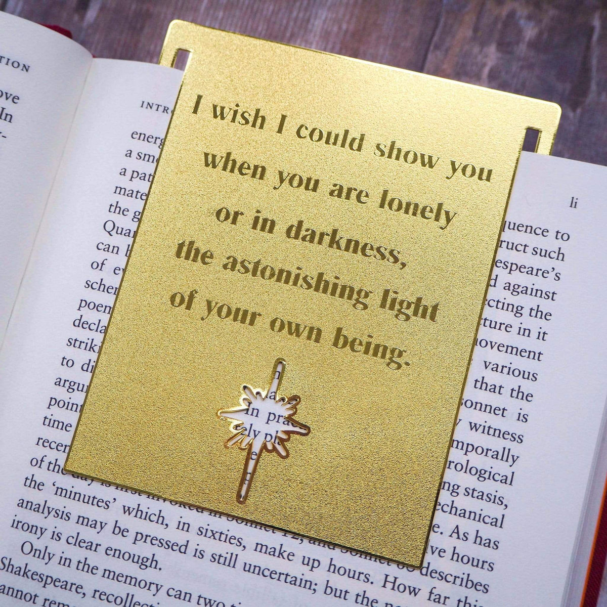 Hafiz of Shiraz Brass Bookmark BookGeek