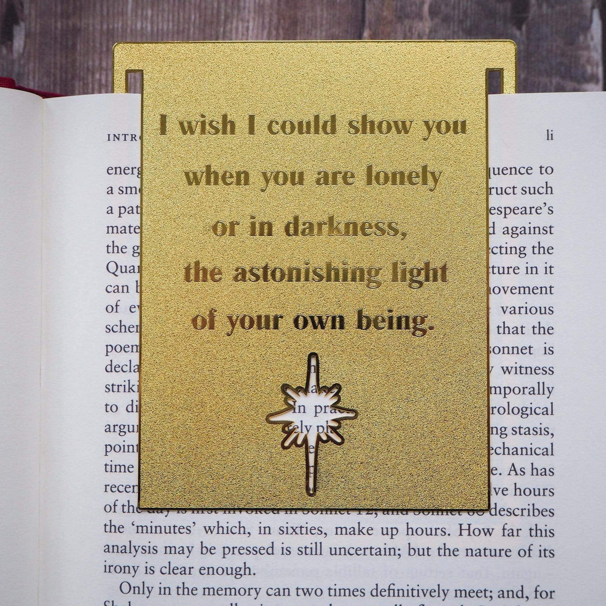 Hafiz of Shiraz Brass Bookmark BookGeek