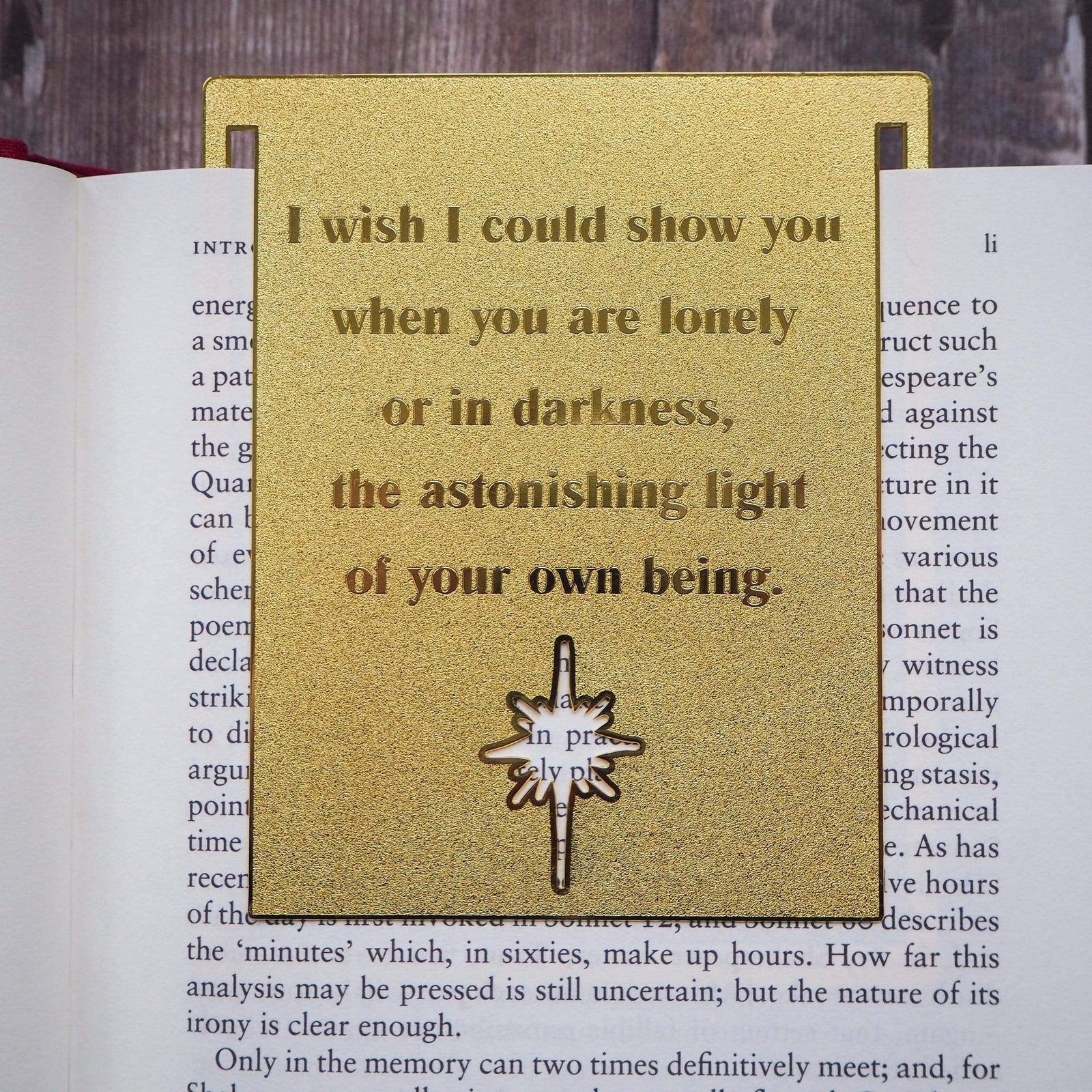 Hafiz of Shiraz Brass Bookmark BookGeek