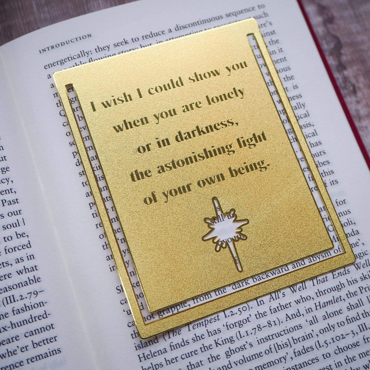 Hafiz of Shiraz Brass Bookmark BookGeek