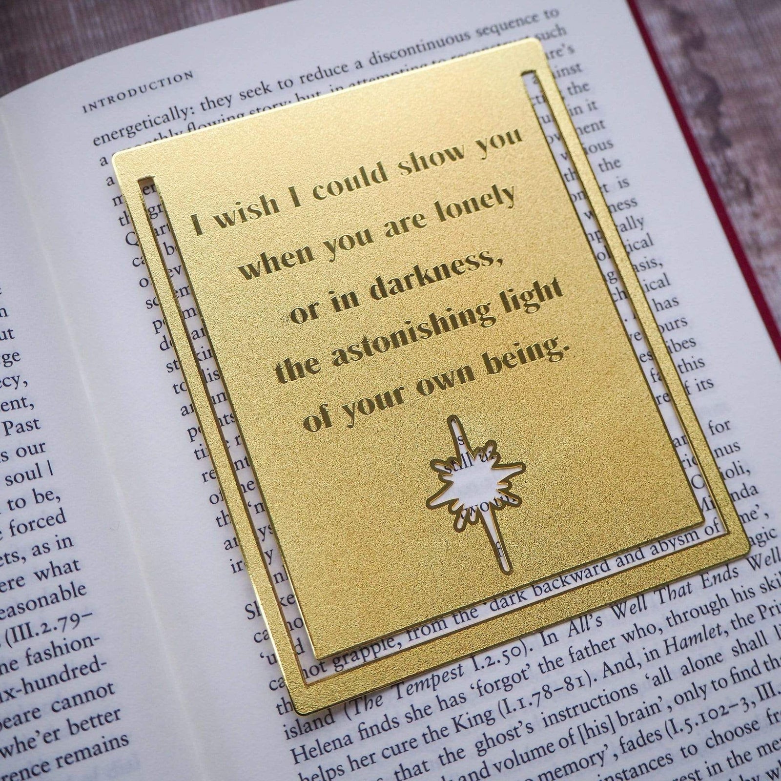 Hafiz of Shiraz Brass Bookmark BookGeek
