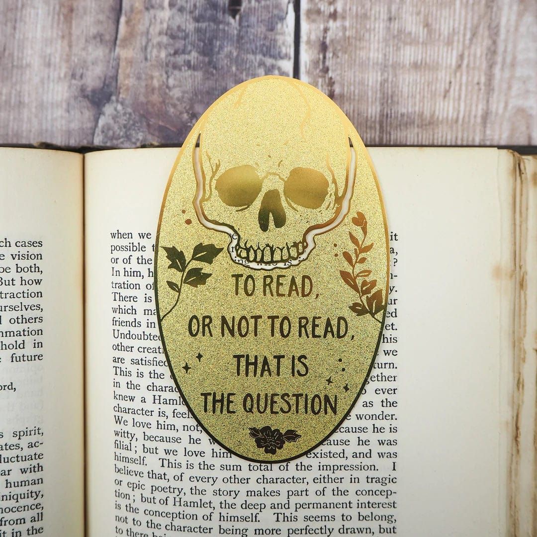 Hamlet Brass Bookmark BookGeek
