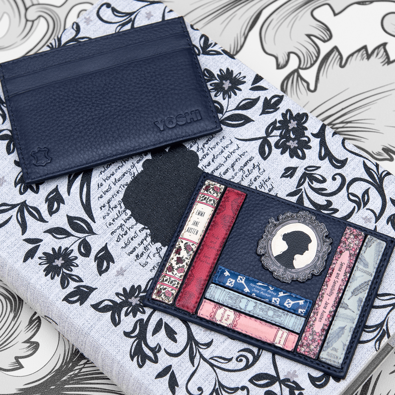 Jane Austen Bookworm Card Holder BookGeek