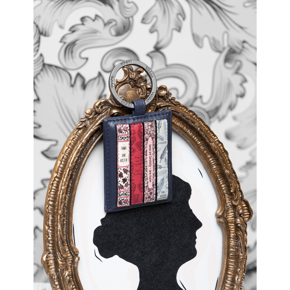 Jane Austen Bookworm Keyring BookGeek