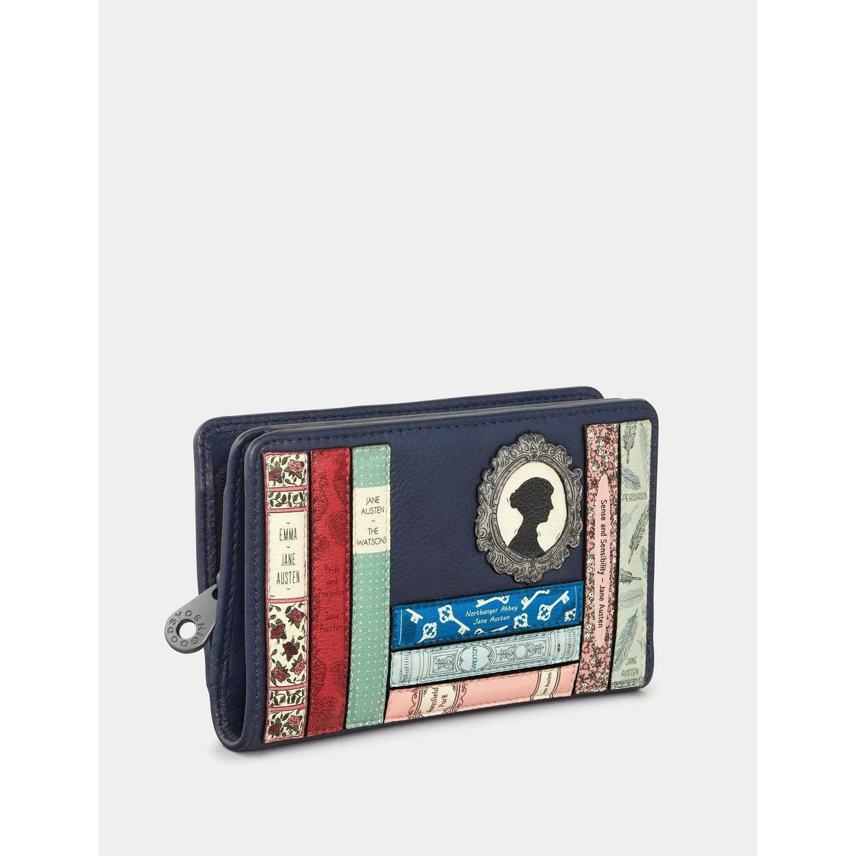 Jane Austen Bookworm Zip Around Purse BookGeek