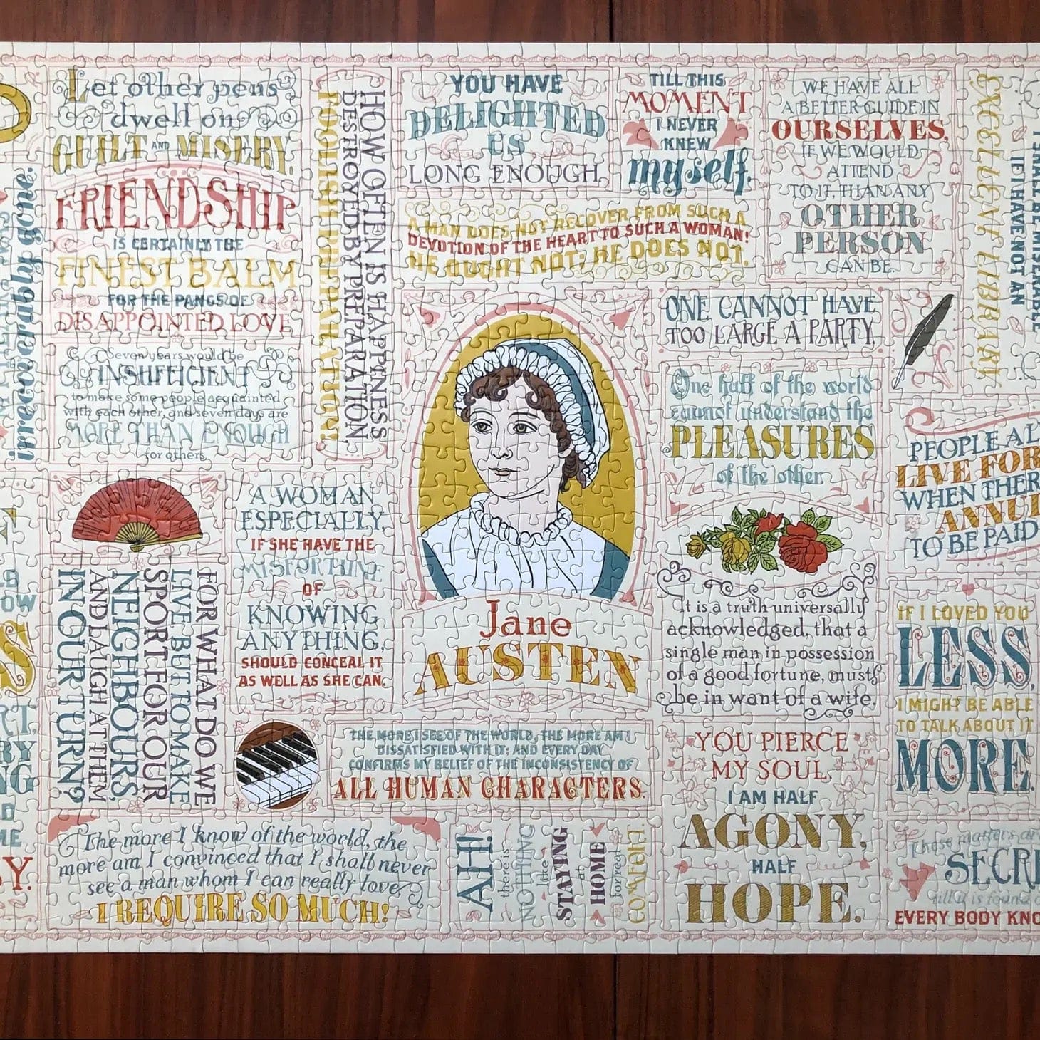 Jane Austen Literary Lines Puzzle BookGeek