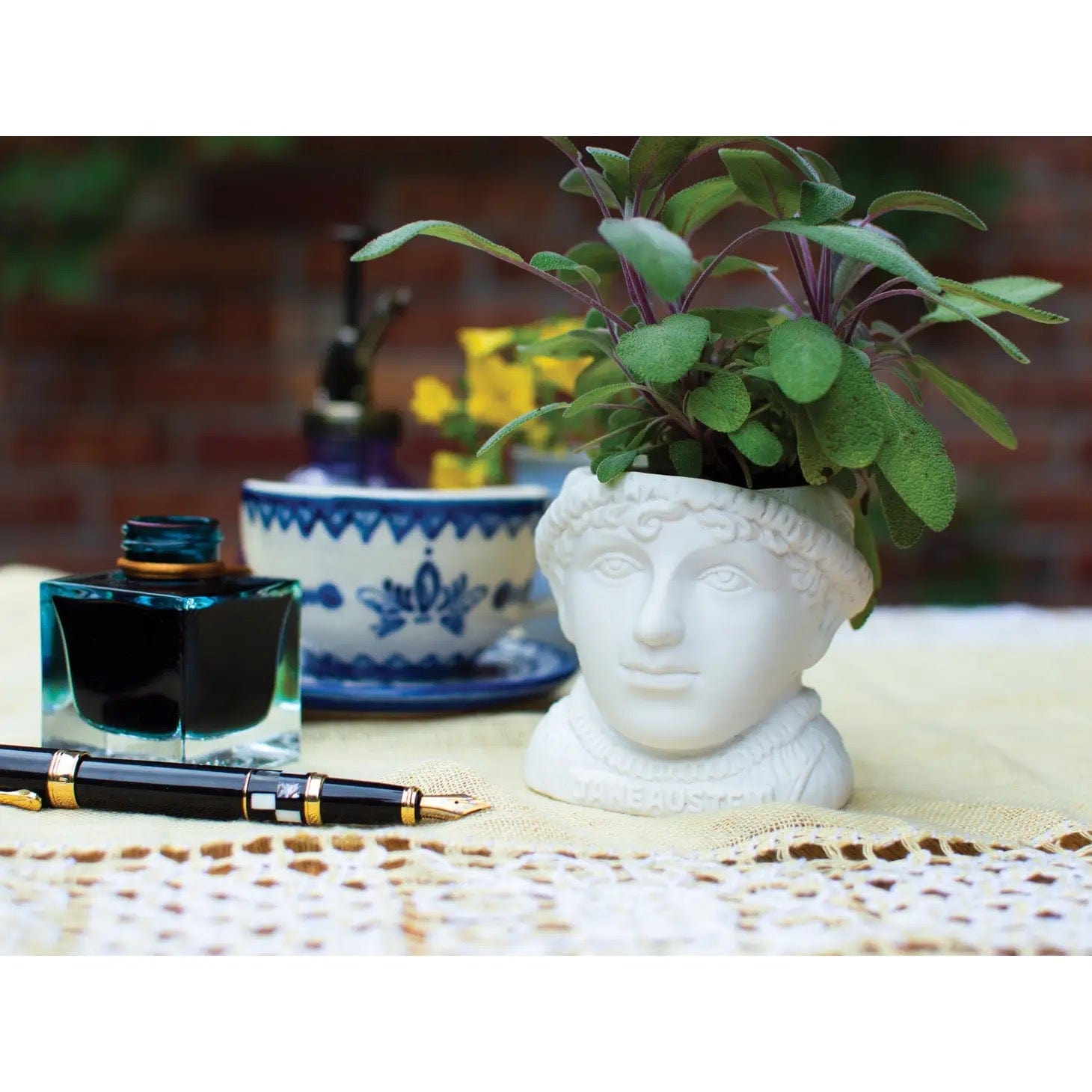 Jane Austen Plant Pot BookGeek
