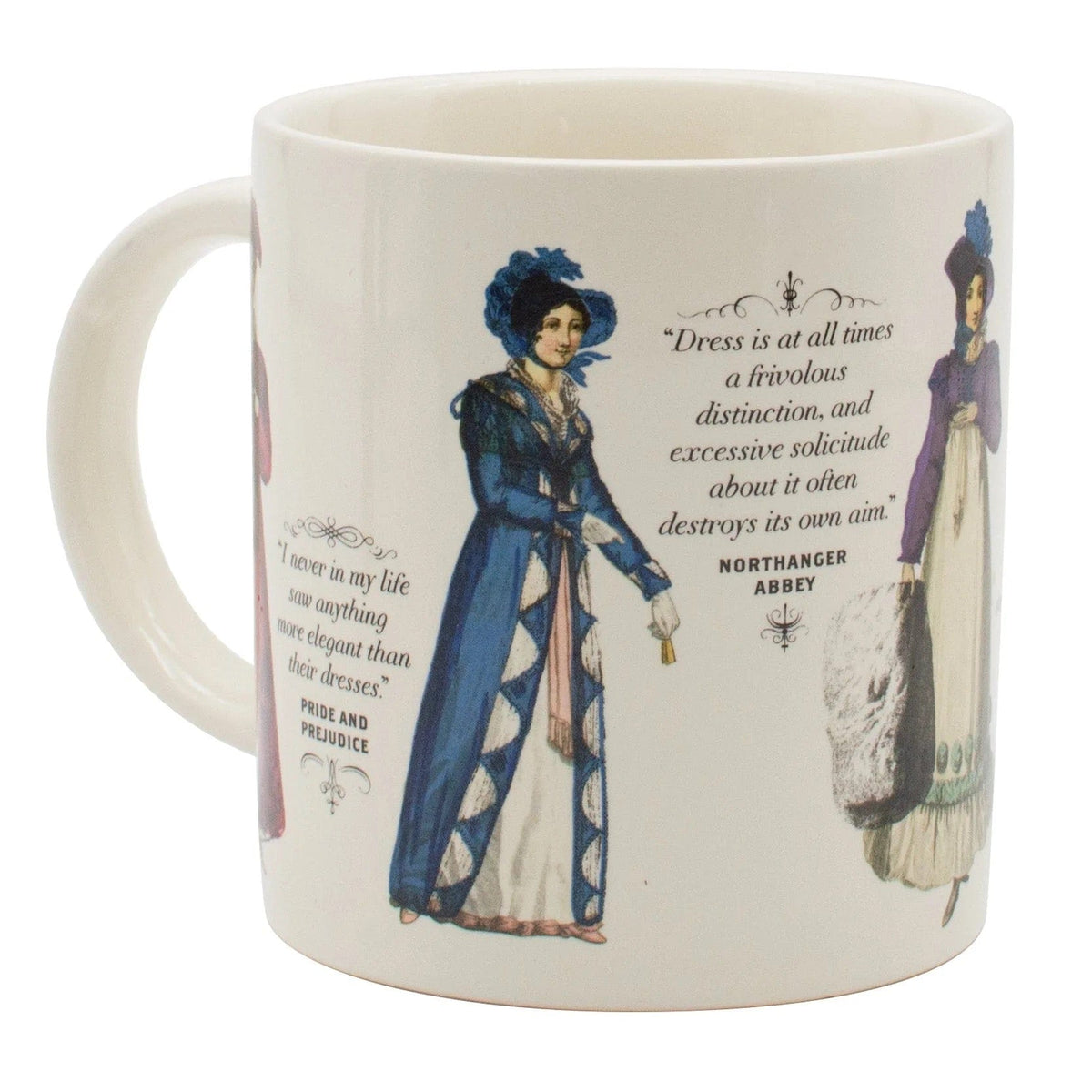 Jane Austen Regency Clothing Heat-Changing Mug BookGeek