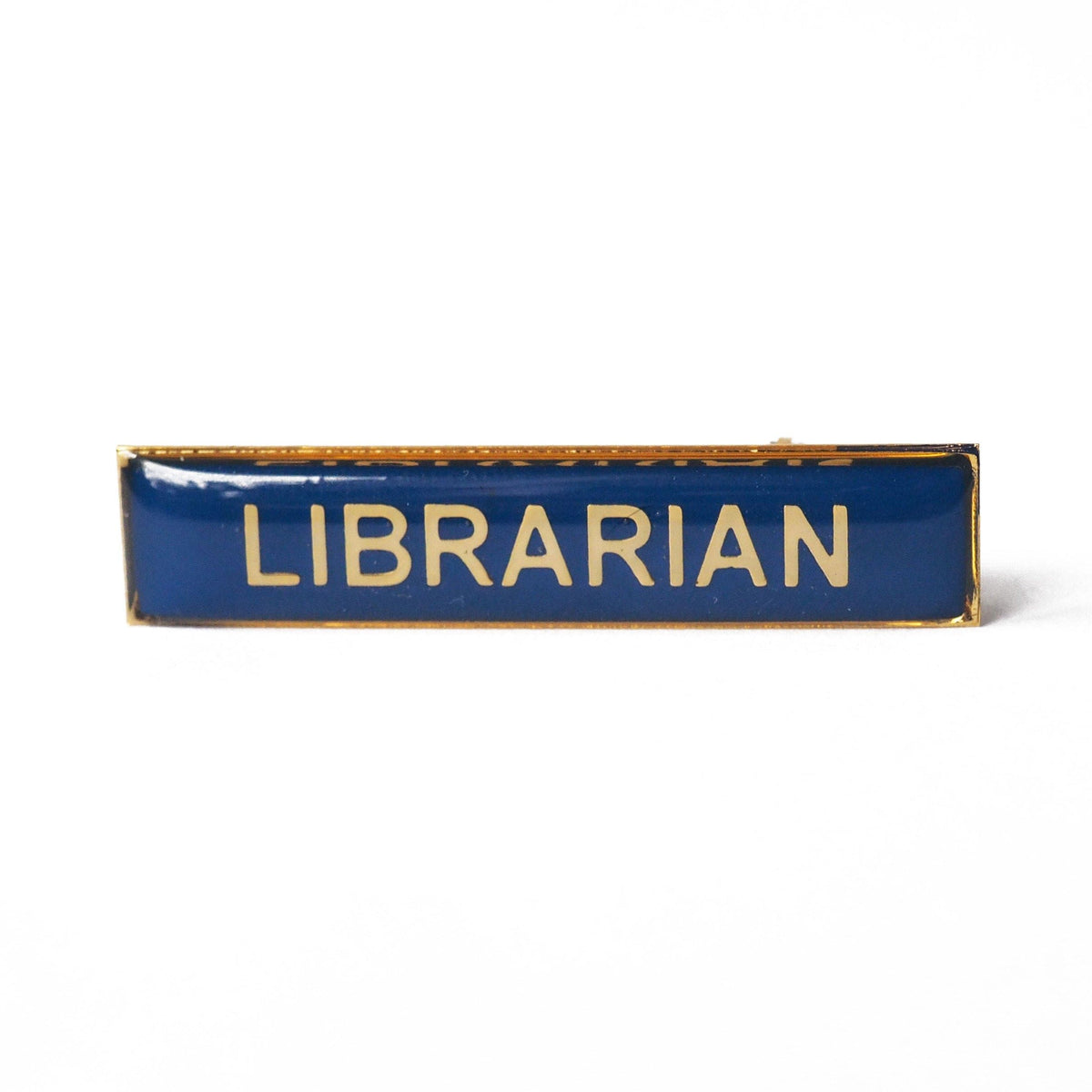 Librarian Enamel Badge BookGeek