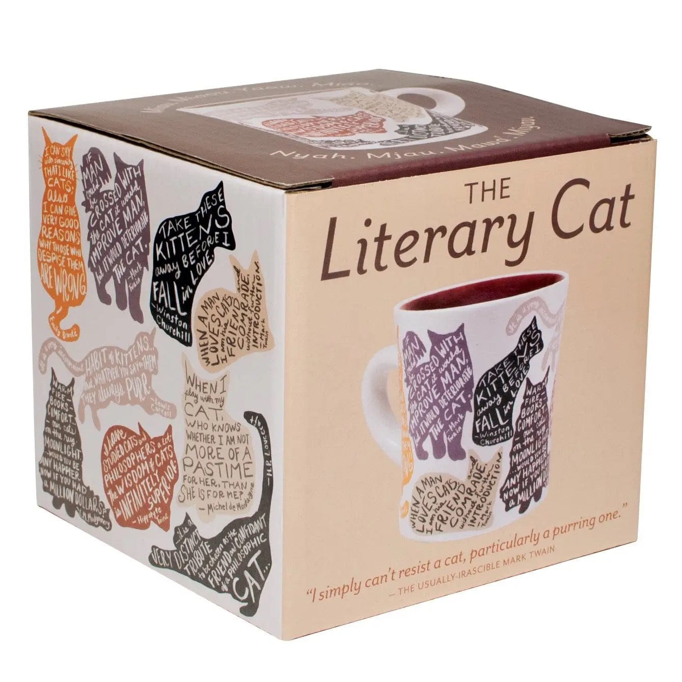Literary Cat Mug BookGeek