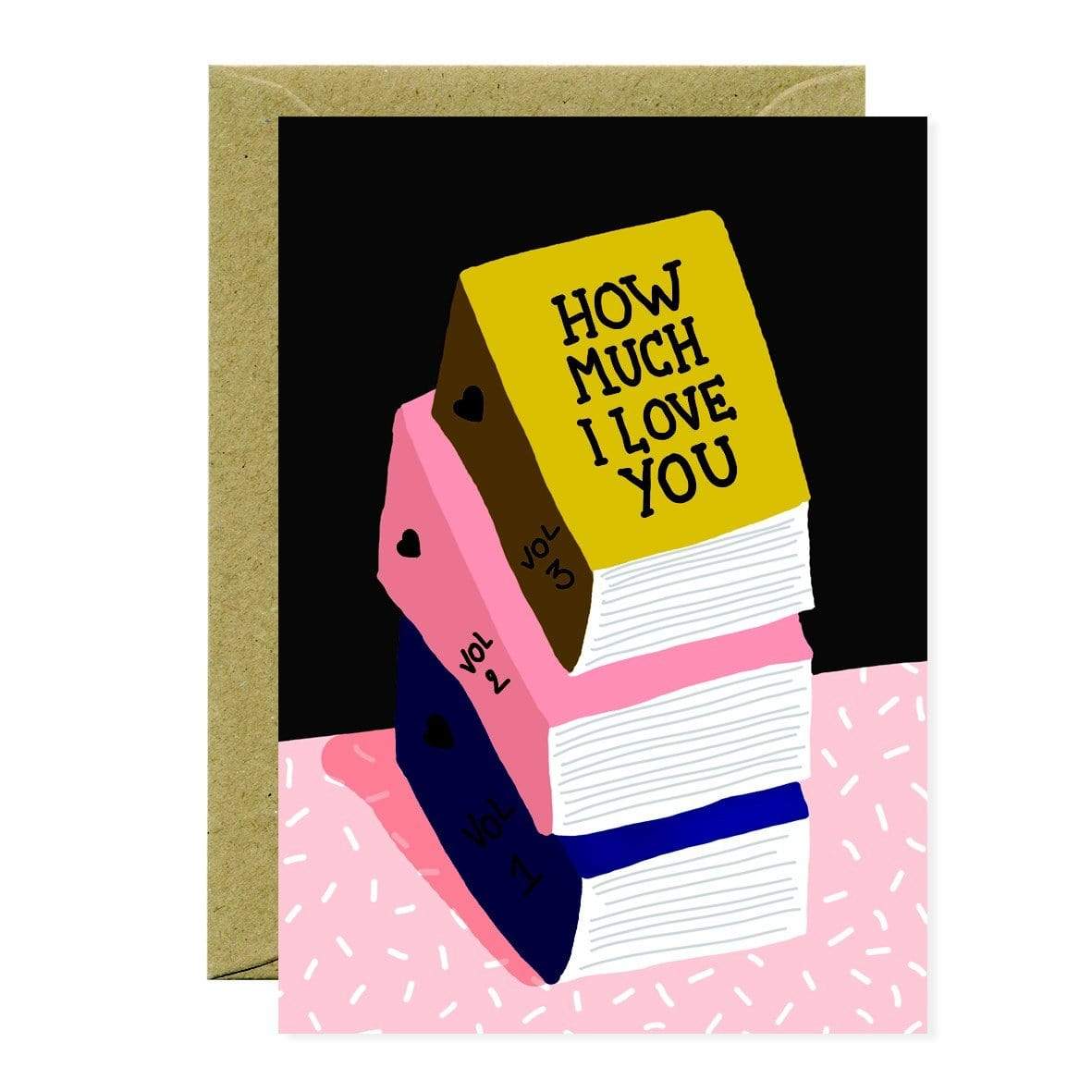 Love Books Greeting Card BookGeek