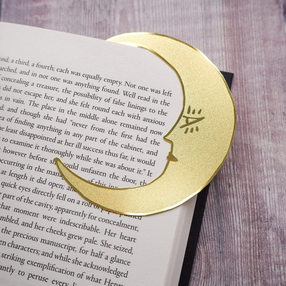 Midnight Readers Book Club Brass Bookmark BookGeek