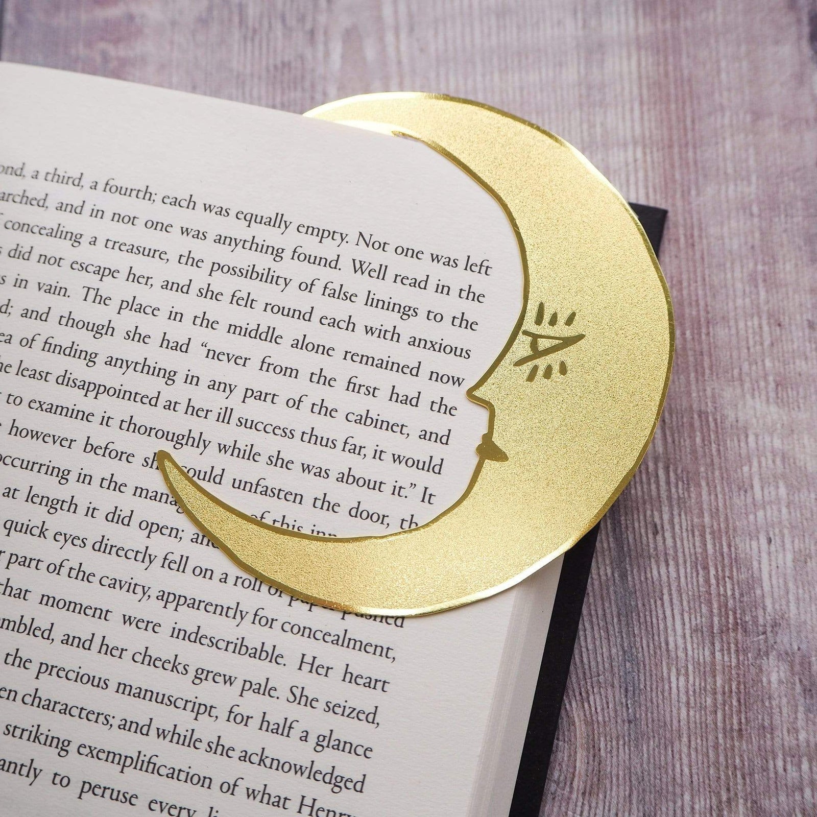 Midnight Readers Book Club Brass Bookmark BookGeek