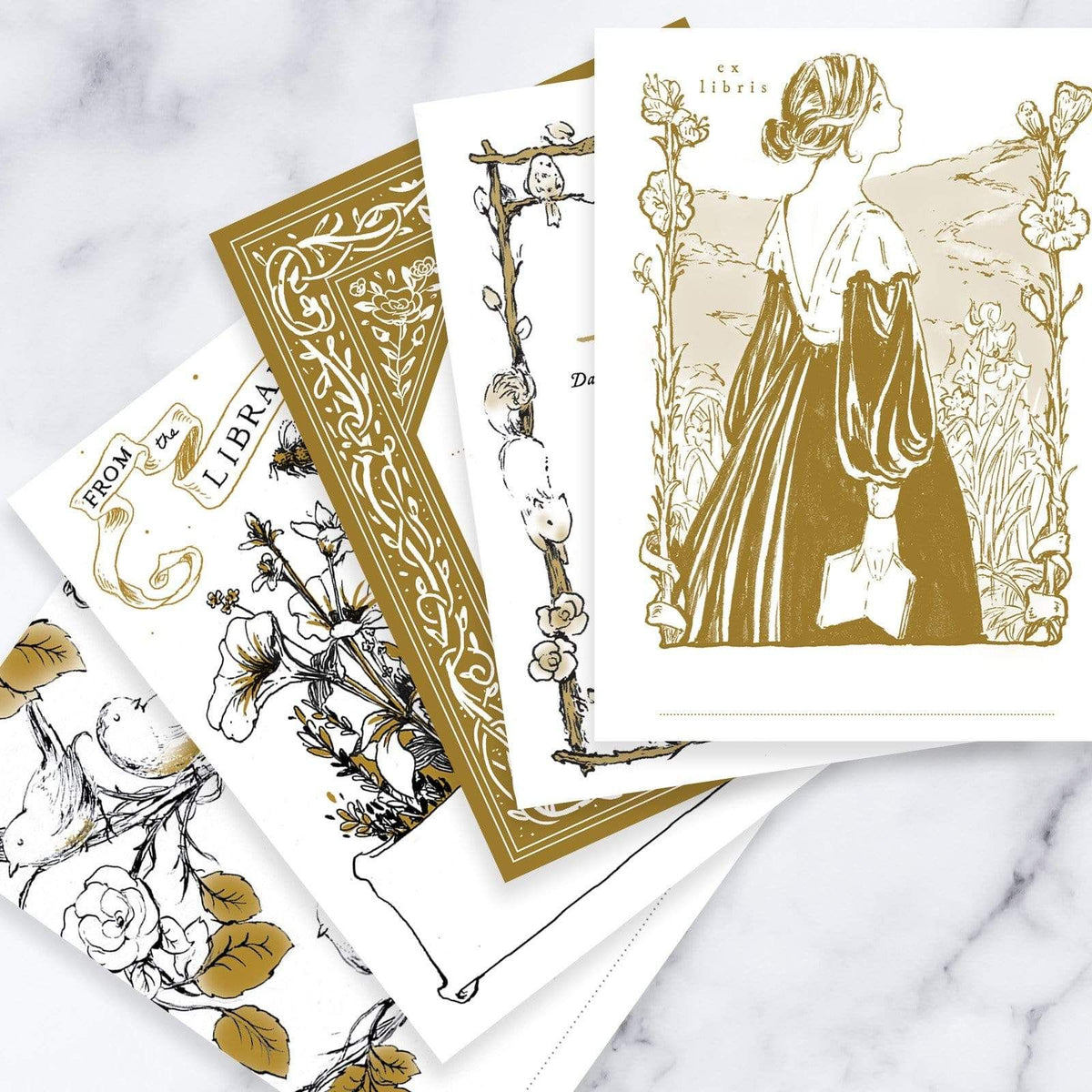 Nature Theme Mixed Bookplates BookGeek