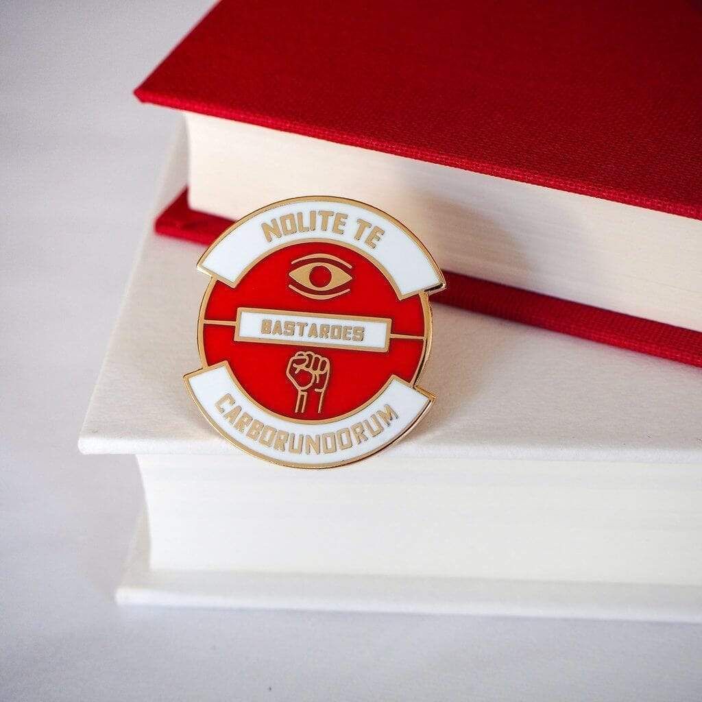 Nolite Te Bastardes Carborundorum Enamel Pin BookGeek
