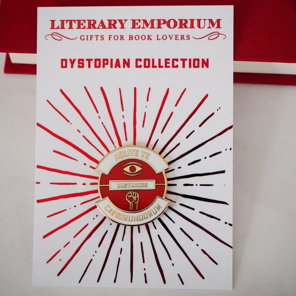 Nolite Te Bastardes Carborundorum Enamel Pin BookGeek