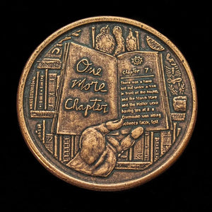 One More Chapter / Go to Bed Copper Decision Maker Coin BookGeek