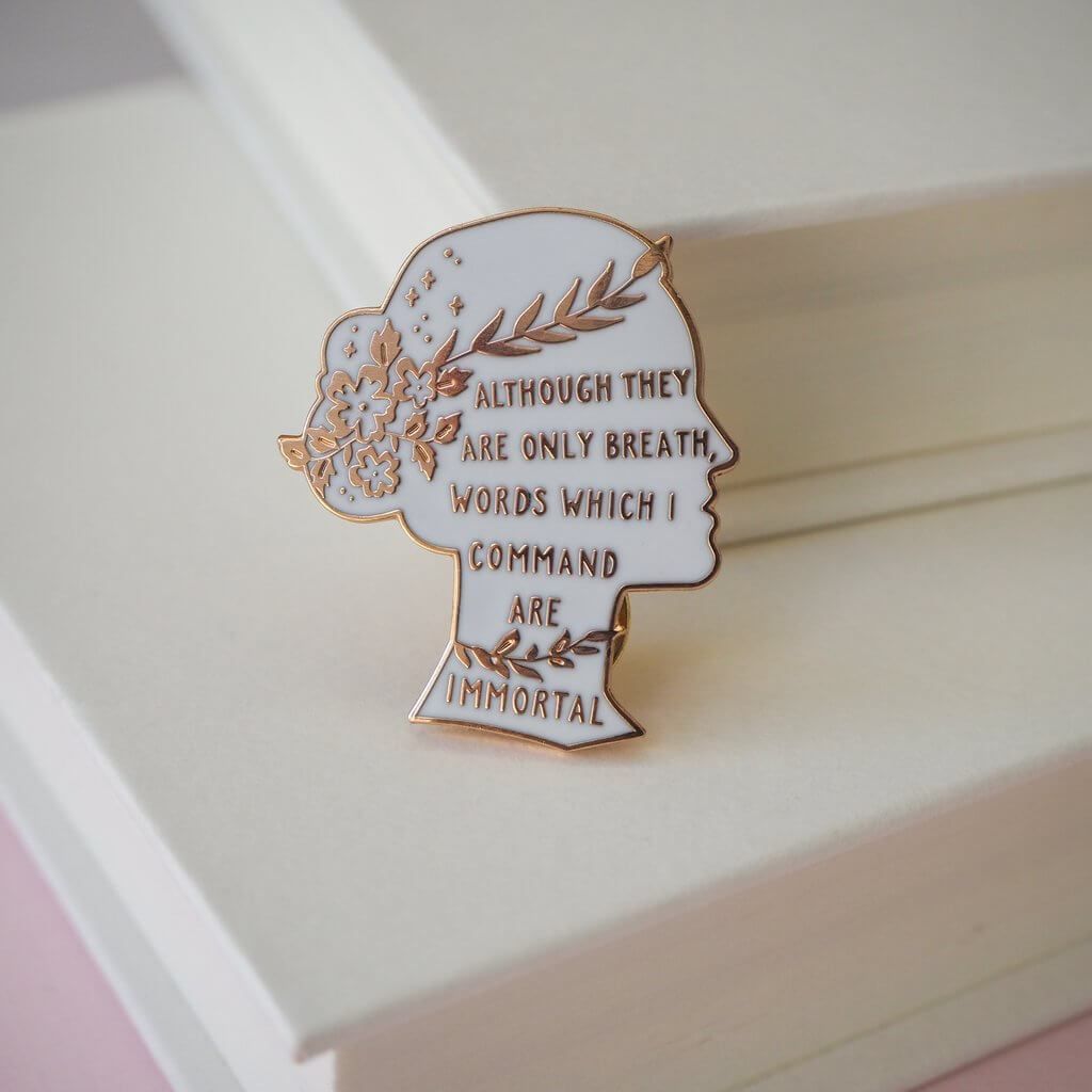 Sappho Enamel Pin BookGeek