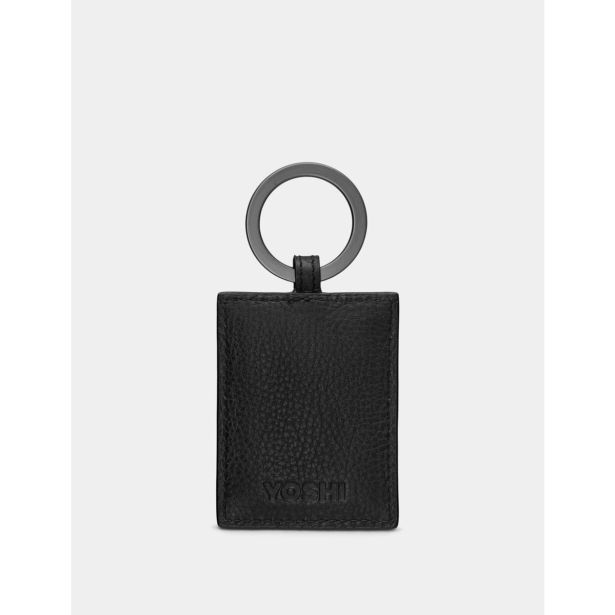 Sci-Fi Bookworm Black Leather Keyring BookGeek