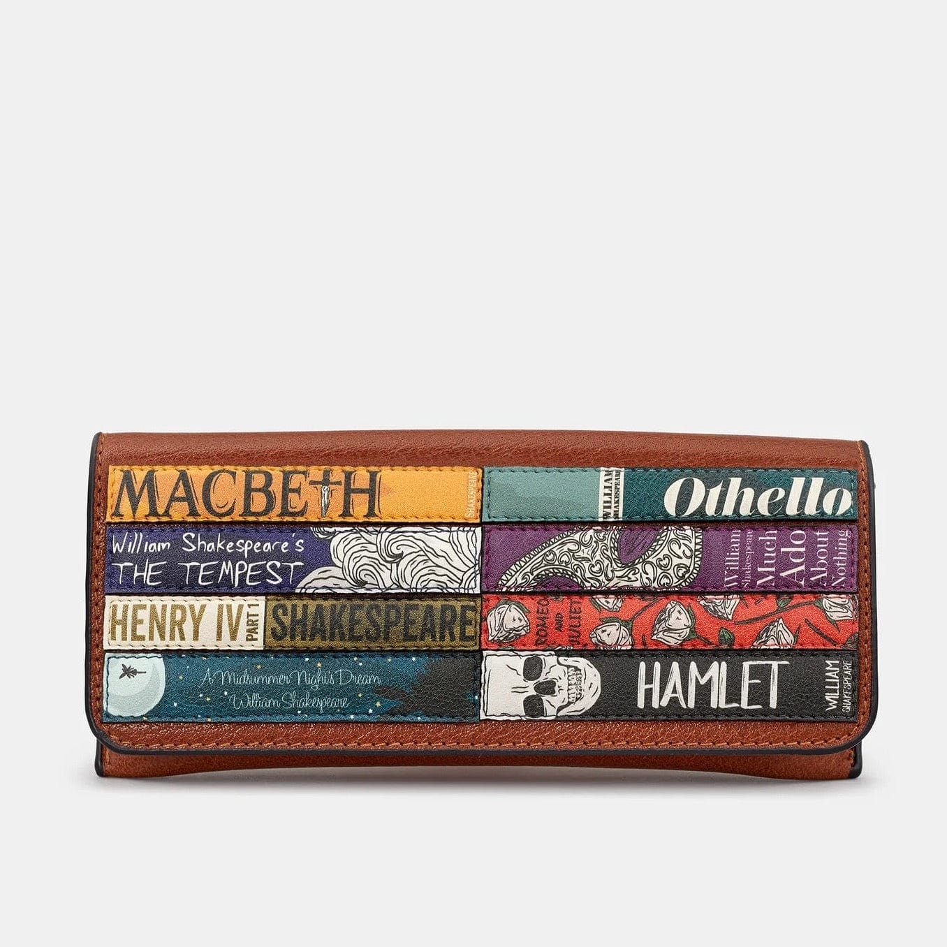 Shakespeare Bookworm Leather Glasses Case BookGeek