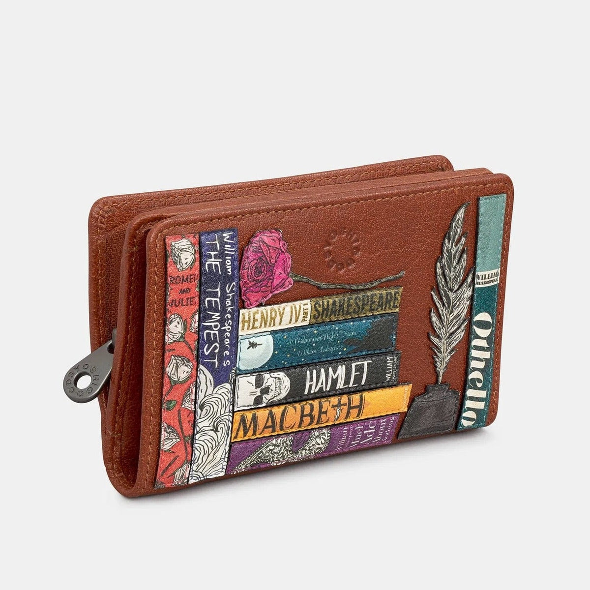 Shakespeare Bookworm Leather Purse BookGeek