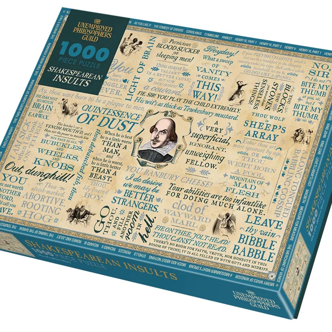 Shakespearean Insults Puzzle BookGeek