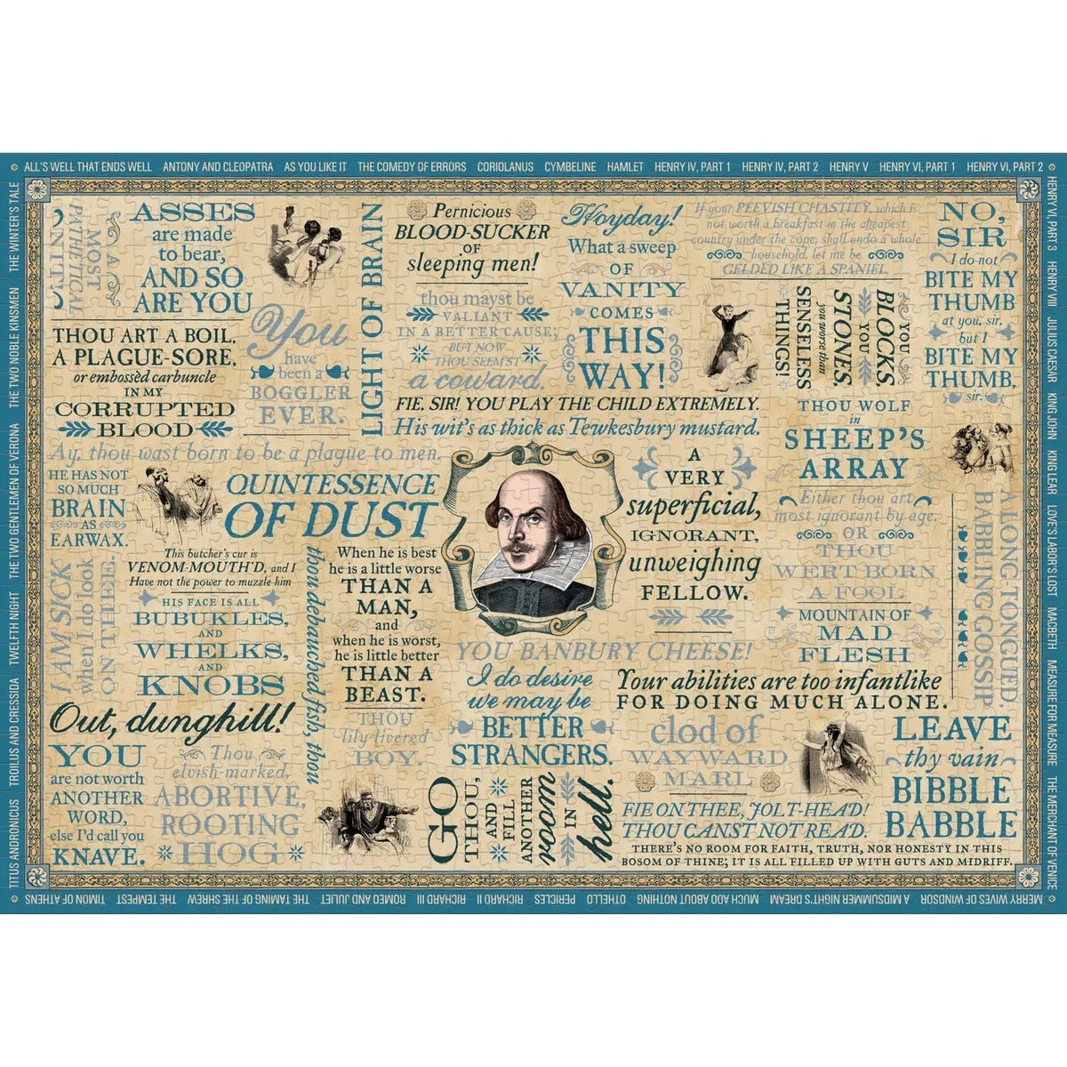 Shakespearean Insults Puzzle BookGeek