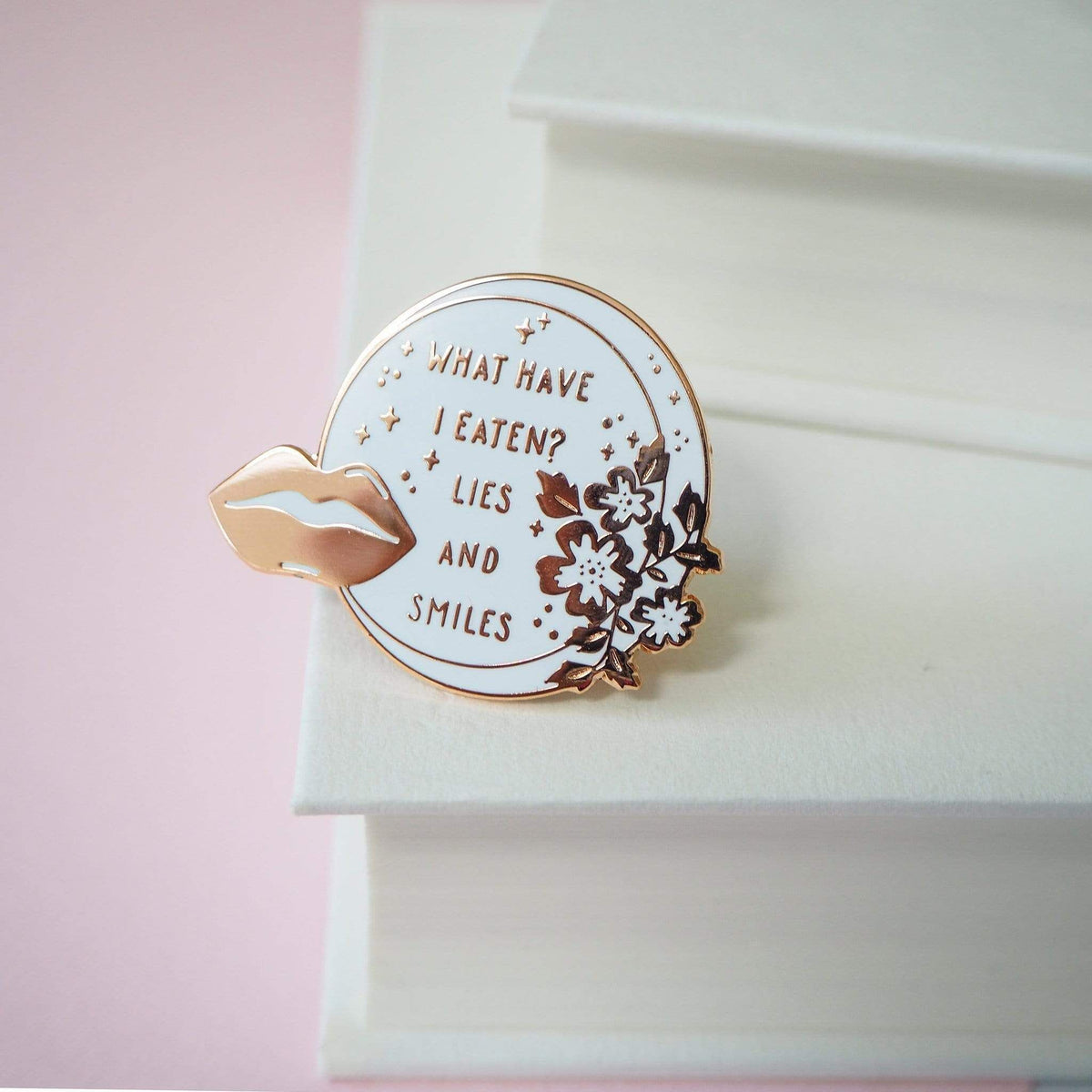 Sylvia Plath Enamel Pin BookGeek